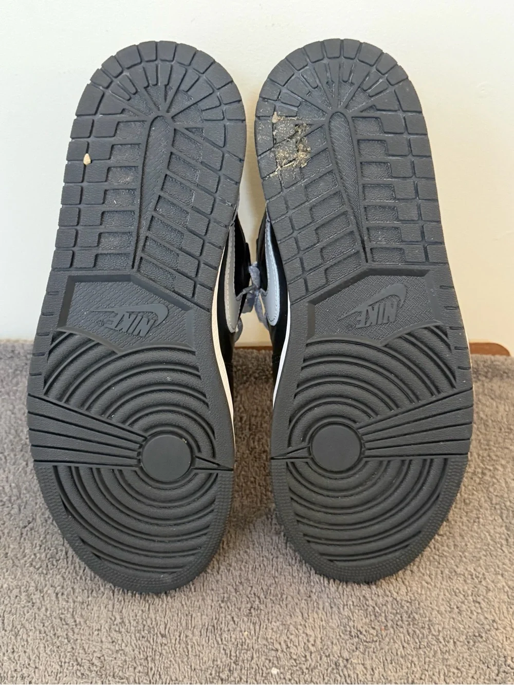 Nike Air Jordan 1 “low”. Men’s size 10 1/2 in “Shadow Grey” colorway.